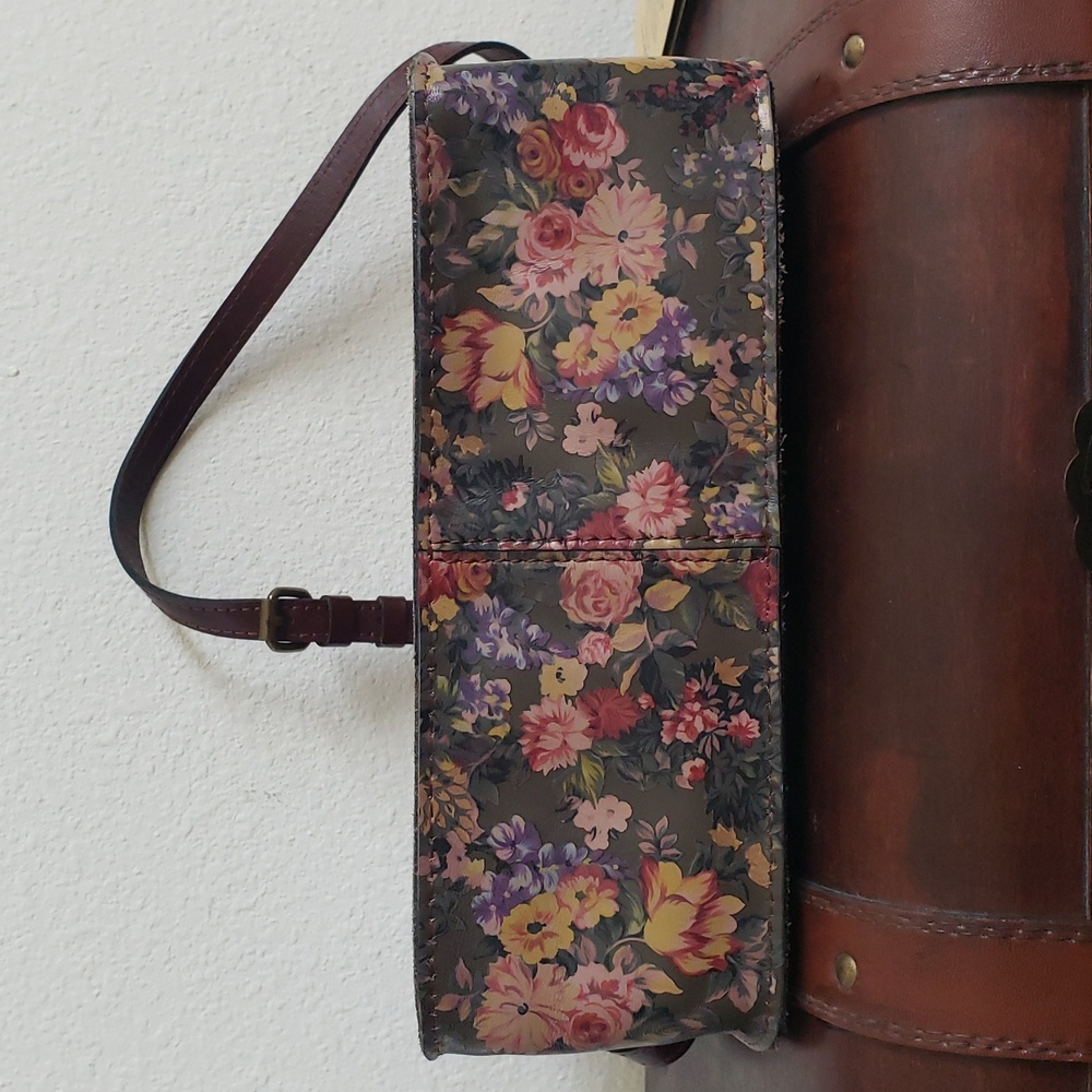 Patricia Nash Nerina Crossbody & Cassis RFID Leather Wallet English Country - Picture 11 of 16